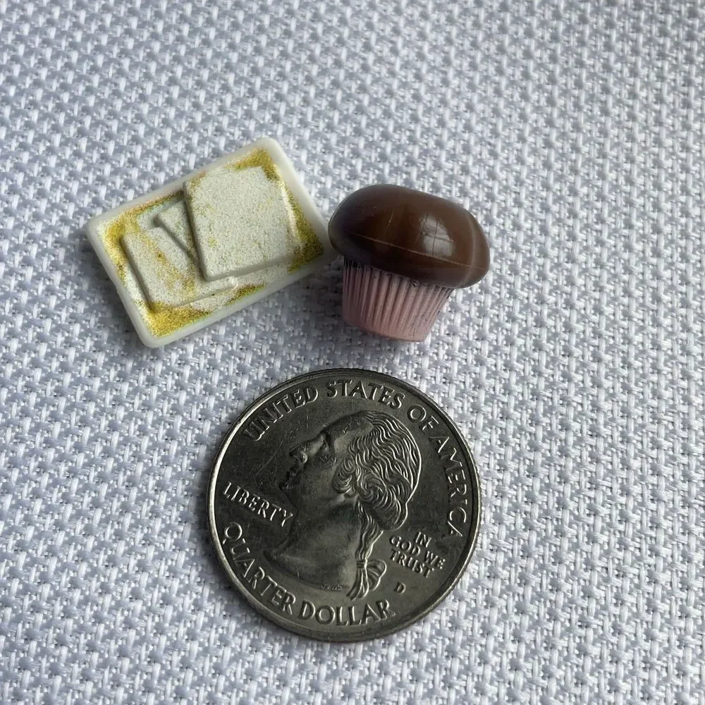 Miniature Plastic‎ Food Items Dollhouse Accessories Play Set 20+ Items